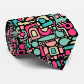 Cravate Motif Abstrait 210515 (Roulé)
