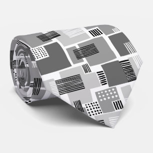 Cravate Motif Abstrait 280817 - Tons de gris