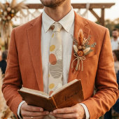 Cravate Motif Abstrait Boho