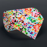 Cravate Motif Abstrait Confetti coloré<br><div class="desc">Cool coloré unique confetti abstrait unique comme motif.</div>