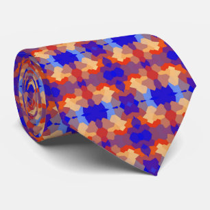 Cravate Motif Abstrait Crystal