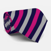 Cravate Motif Abstrait Gris Noir (Roulé)