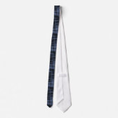 Cravate Motif Abstrait gris noir (Dos)