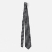 Cravate Motif Abstrait Gris Noir (Dos)