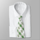 Cravate Motif Abstrait gris vert (Attaché)