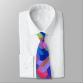 Cravate Motif Abstrait multicolore (Attaché)
