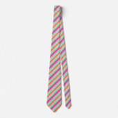 Cravate Motif Abstrait multicolore (Devant)