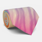Cravate Motif Abstrait multicolore (Roulé)