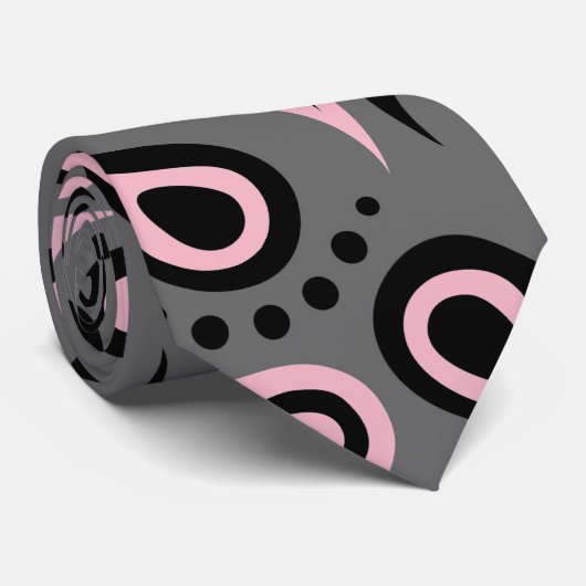 Cravate Motif abstrait Paisley (Roulé)