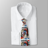 Cravate Motif Abstrait Staccato-Bold (Attaché)