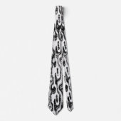 Cravate Motif Abstrait Tendance Moderne (Devant)