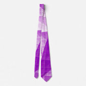 Cravate Motif abstrait violet (Dos)