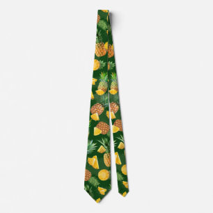 Cravate Motif Ananas 9