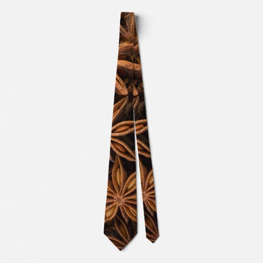 Cravate Motif Anise Stars (Devant)