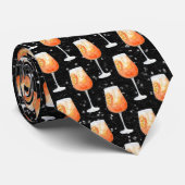 Cravate Motif Aperol Spritz (Roulé)