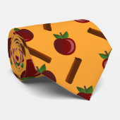 Cravate Motif Apple Cinnamon (Roulé)