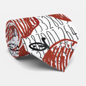 Cravate Motif Apple Pi Numéro (Roulé)