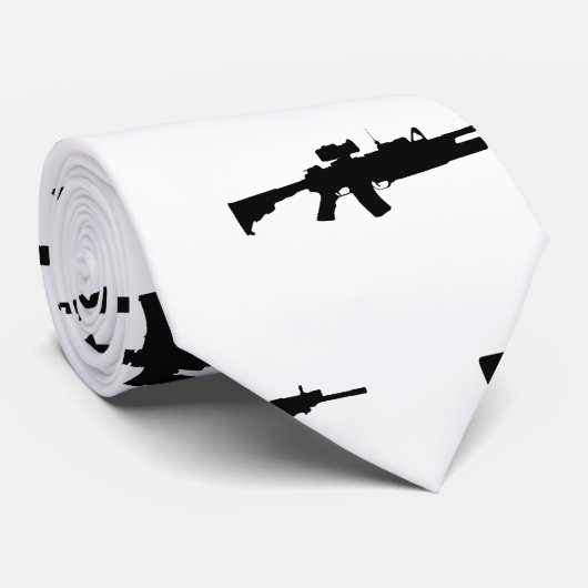 CRAVATE MOTIF AR15 (Roulé)