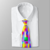 Cravate Motif Arc-en-Ciel (Attaché)