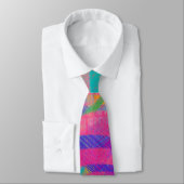 Cravate Motif Arc-en-Ciel (Attaché)