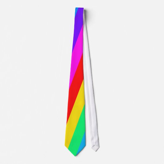 Cravate Motif arc-en-ciel (Devant)