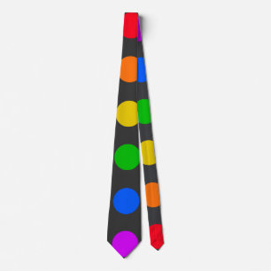 Cravate Motif Arc-en-Ciel