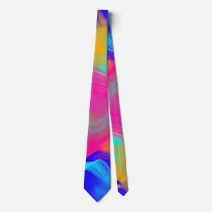 Cravate Motif Arc-en-Ciel