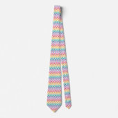 Cravate Motif arc-en-ciel Chevron (Devant)