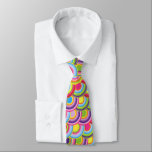Cravate Motif arc-en-ciel coloré<br><div class="desc">Toutes les couleurs de l'arc-en-ciel dans cette cravate pop art design.</div>