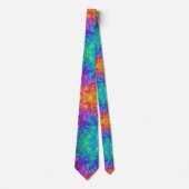Cravate Motif arc-en-ciel en verre tendu (Devant)
