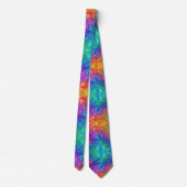 Cravate Motif arc-en-ciel en verre tendu (Dos)