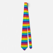 Cravate Motif arc-en-ciel Lgbt (Devant)