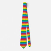 Cravate Motif arc-en-ciel simple (Devant)