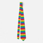 Cravate Motif arc-en-ciel simple (Dos)