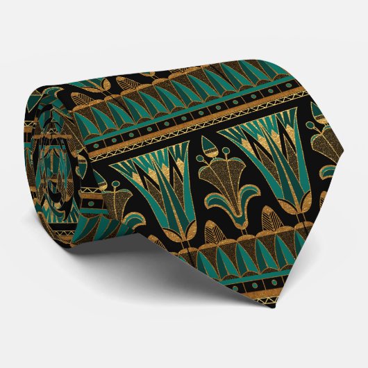 cravate motif art déco (Roulé)