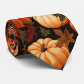 Cravate Motif automne (Roulé)