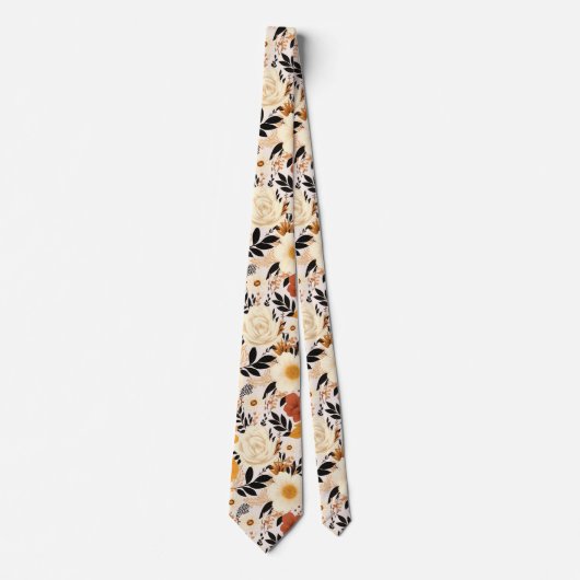 Cravate Motif automne (Devant)