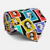 Cravate Motif avec portraits des plus grands compositeurs (Roulé)