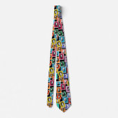 Cravate Motif avec portraits des plus grands compositeurs (Dos)