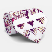 Cravate Motif aztèque tribal rustique à la mode (Roulé)