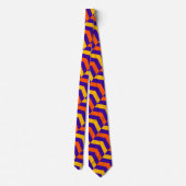 Cravate Motif Baguette Baguette Colorée (Dos)