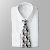 Cravate Motif Baseballs (Attaché)
