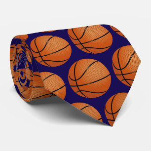 Cravate Motif Basketballs Cadeaux de sport