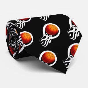 Cravate Motif Basketballs Cadeaux de sport