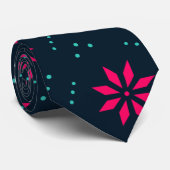 Cravate Motif Batik Blue Minimal (Roulé)