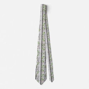 Cravate Motif Birch Tree