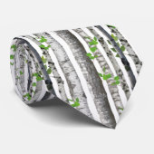 Cravate Motif Birch Tree (Roulé)