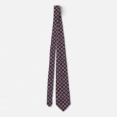 Cravate Motif Bitcoin Bitcoin Bleu et Rose Or (Dos)