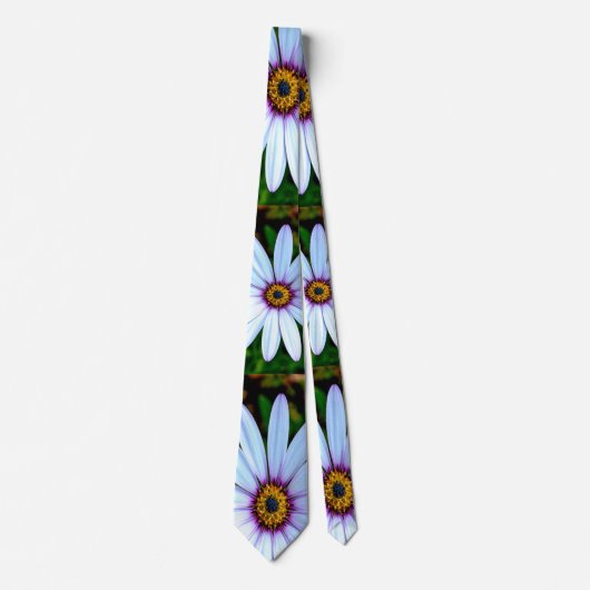 Cravate Motif blanc (Devant)