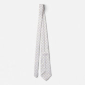 Cravate Motif blanc (Dos)